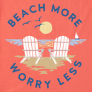 Life is Good Women's Crusher Tee - Adirondack Beach More