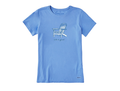 Life is Good Women's Crusher Tee - Adirondack