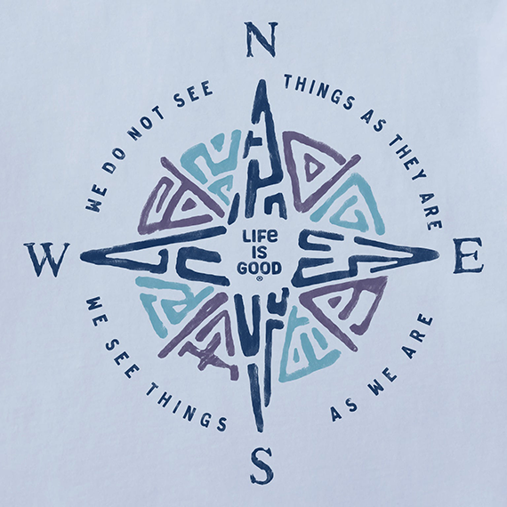 Life is Good Women's Crusher Tee - Tribal Compass