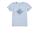 Life is Good Women's Crusher Tee - Tribal Compass