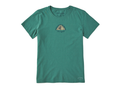 Life is Good Women's Crusher Tee - Bear Tent