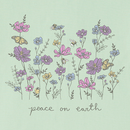 Life is Good Women's Crusher Tee - Peaceful Wildflowers & Insects