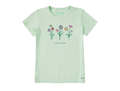 Life is Good Women's Crusher Tee - Botanical Flowers