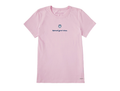 Life is Good Women's Crusher Tee - Jake Spread Good Vibes