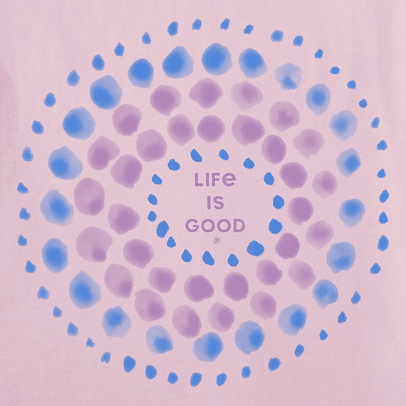 Life is Good Women's Crusher Tee - Circle of Circles
