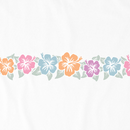 Life is Good Women's Long Sleeve Crusher Tee - Row of Hibiscus