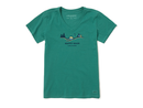 Life is Good Women's Crusher Vee - Jackie Happy Hour Pines