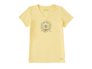 Life is Good Women's Crusher Vee - Crush on Nature Bee