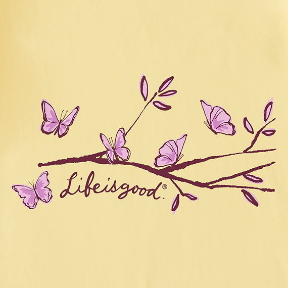 Life is Good Women's Crusher Vee - Perch Nectar