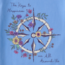 Life is Good Women's Crusher Vee - Happiness Wildflower Compass