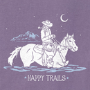 Life is Good Women's Crusher Vee - Happy Trails Cowgirl