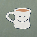 Life is Good Women's Crusher Vee - Smile Coffee