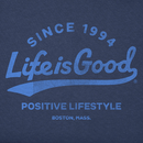 Life is Good Women's Crusher Lite Tee - Positive Ballyard Script