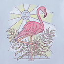Life is Good Women's Crusher Lite Tee - Dreamy Flamingo