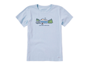 Life is Good Women's Crusher Lite Tee - Camp More Lakeside Camper