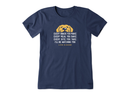 Life is Good Women's Crusher Lite Tee - I'll Be Watching You Yellow Lab