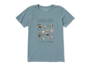 Life is Good Women's Crusher Lite Tee - Happy Coffee