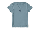 Life Is Good Women's Crusher Lite Vee - Sand Dollar