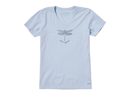 Life Is Good Women's Crusher Lite Vee - Pencil Dragonfly