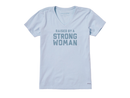 Life Is Good Women's Crusher Lite Vee - Raise by a Strong Woman