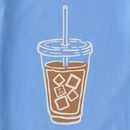 Life Is Good Women's Crusher Lite Vee - Iced Coffee