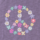 Life is Good Women's Textured Slub Tank - Peace Spring Flowers