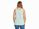 Life is Good Women's Textured Slub Tank - Watercolor Starfish
