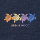 Life is Good Women's Sun Crusher Tank - Rally Swimming Turtles