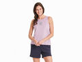 Life is Good Women's Sun Crusher Tank - Daisy Heart Mini