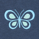 Life is Good Women's Good Vibes Fleece Zip Hoodie - Simple Butterfly