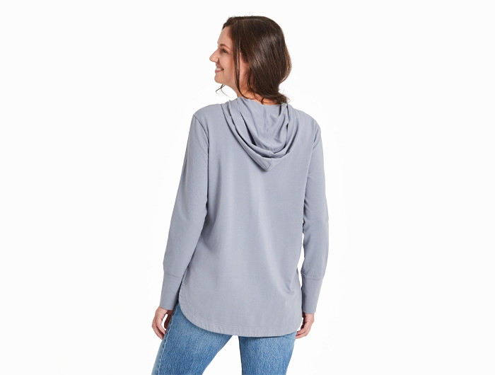 Life is Good Women's Crusher-Flex Hoodie Tunic - Positive Compass