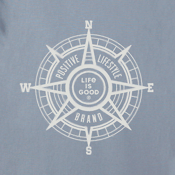 Life is Good Women's Crusher-Flex Hoodie Tunic - Positive Compass