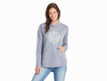 Life is Good Women's Crusher-Flex Hoodie Tunic - Positive Compass