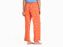 Life is Good Women's Lightweight Sleep Pant - Detailed Seashell Pattern