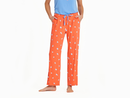 Life is Good Women's Lightweight Sleep Pant - Detailed Seashell Pattern