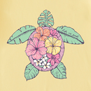 Life is Good Women's Lightweight Sleep Tee - Painted Hibiscus Turtle