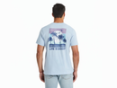 Life is Good Men's Crusher Tee - Beachy Palms