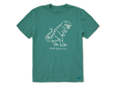 Life is Good Men's Crusher Tee - Papasaurus