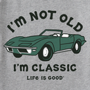 Life is Good Men's Crusher Tee - I'm Not Old Sports Car