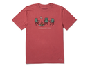 Life is Good Men's Crusher Tee - Social Network Camp