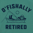 Life is Good Men's Crusher Tee - O'Fishally Retired