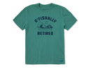 Life is Good Men's Crusher Tee - O'Fishally Retired