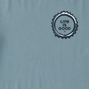 Life is Good Men's Crusher Tee - Bike More Worry Less