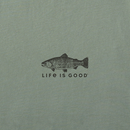 Life is Good Men's Crusher Tee - Diversified Freshwater Catches