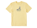 Life is Good Men's Crusher Tee - Jake Father Mows Best Push Mower