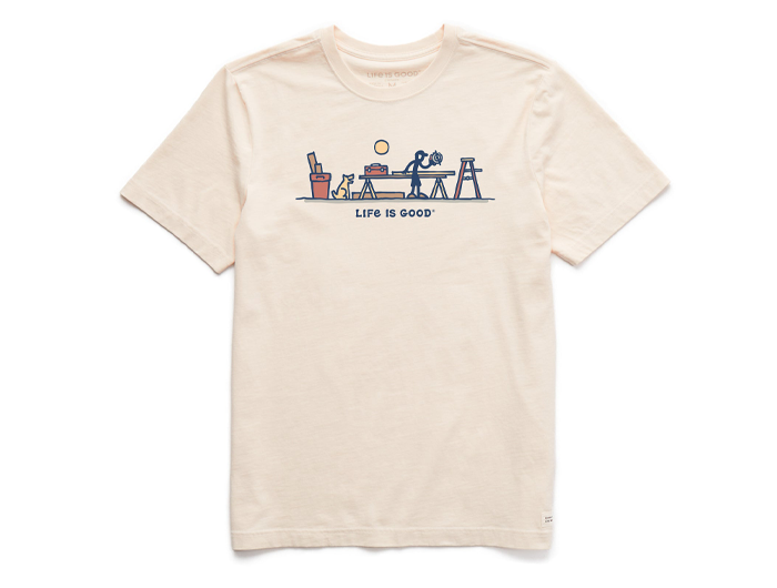 Life is Good Men's Crusher Tee - Rocket & Jake Woodwork Vista