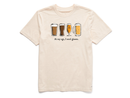 Life is Good Men's Crusher Tee - Need Glasses Beer