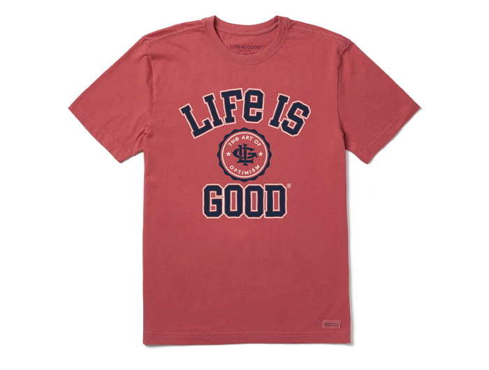 Life is Good Men's Crusher Tee - Branded Seal