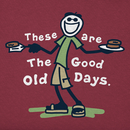 Life is Good Men's Crusher Tee - Old Days Jake