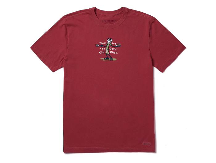 Life is Good Men's Crusher Tee - Old Days Jake